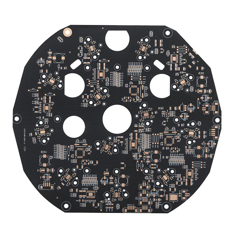 PCB in rame a doppia faccia per luce da palco